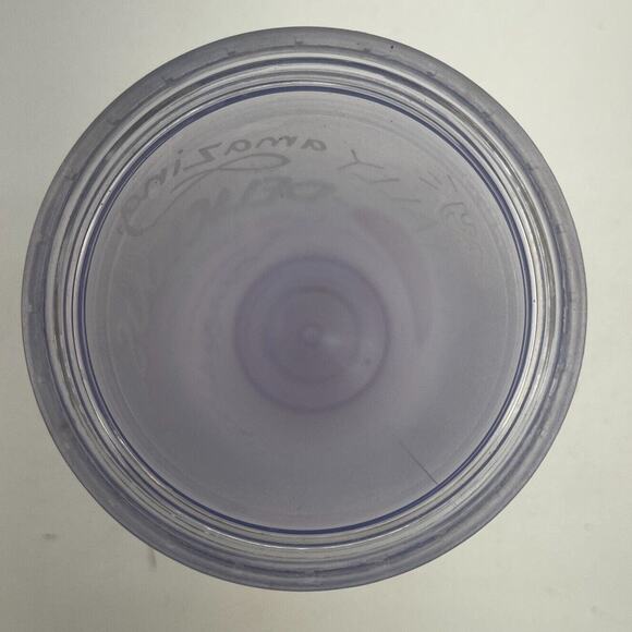 Starbucks Tumbler Plastic w/ Lid & Straw Venti Acrylic 2012 Cold Cup Slogan 16oz - Picture 5 of 12